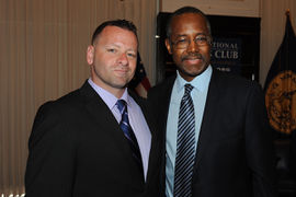 Donadio with Dr. Ben Carson