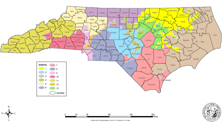 This is the approved congressional map using the 2010 Census.
